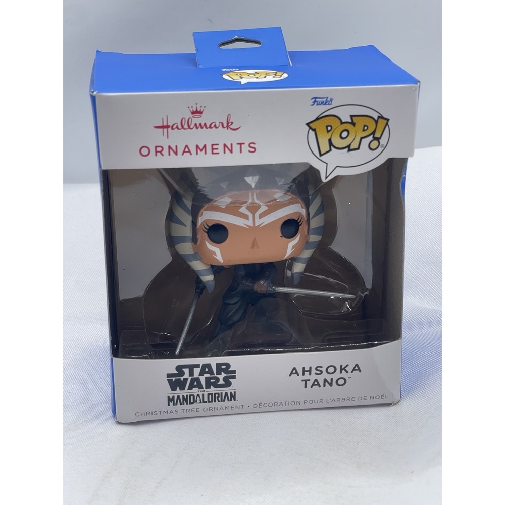 Hallmark Funko POP! Star Wars Mandalorian Ahsoka Tano Christmas Ornament NIB